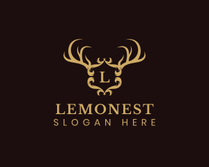 Deer Horn Crest Logo