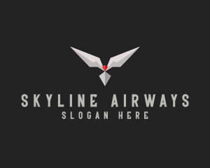 Airliner - Flying Bird Airline logo design