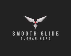 Glide - Flying Bird Airline logo design