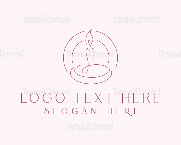 Scented Candle Spa Logo