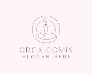 Artisanal - Scented Candle Spa logo design