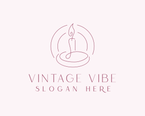 Artisanal - Scented Candle Spa logo design