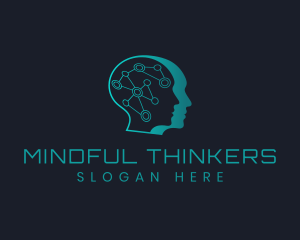 Genius Technology Mind logo design