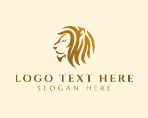 Luxury Lion Jungle Logo