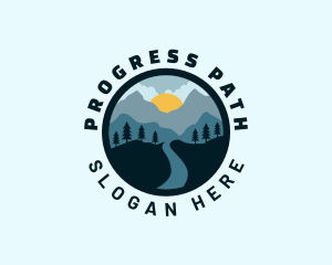 Outdoor Terrain Pathway logo design