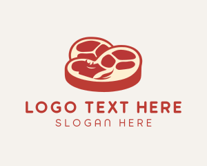 Beef - Meat Beef Deli logo design
