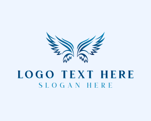 Retreat - Angel Wings Memorial logo design