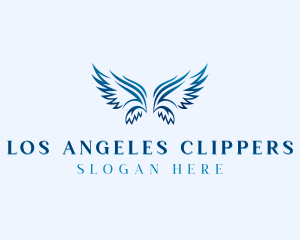 Angel Wings Memorial logo design