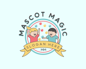 Kids Party Celebration logo design