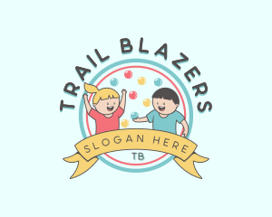 Kids Party Celebration logo design