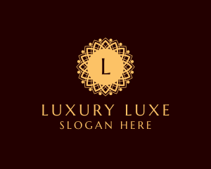 Pricey - Mandala Flower Pattern Spa logo design