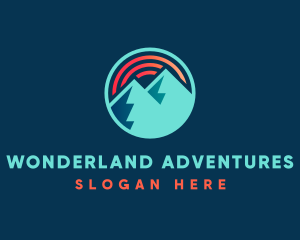 Mountain Sun Adventure logo design