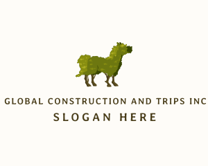 Pony - Horse Topiary Plant logo design