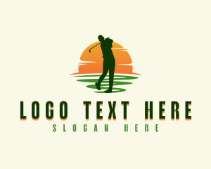 Sports Golf Athlete logo design