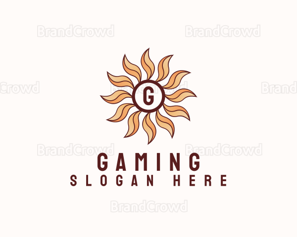 Morning Bloom Sun Logo