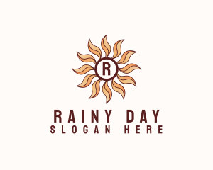 Morning Bloom Sun logo design