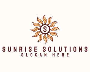 Day - Morning Bloom Sun logo design