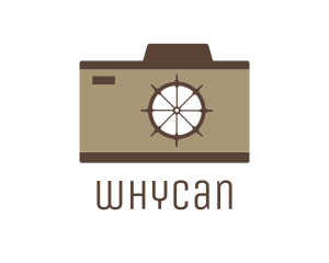 Ship Wheel Camera Logo