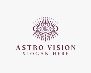 Mystic Moon Eye logo design