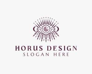 Horus - Mystic Moon Eye logo design