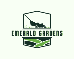 Grass Lawn Landscaping logo design