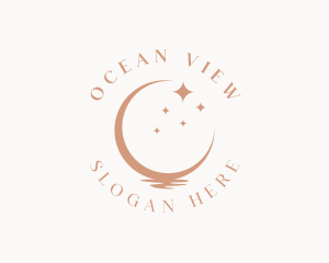 Creative Ocean Moon   logo design