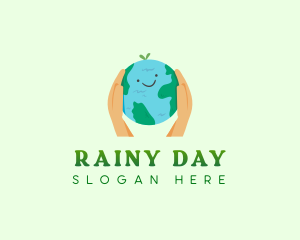 Happy Planet Earth logo design