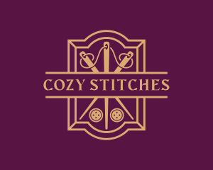 Alteration Needle Sewing logo design