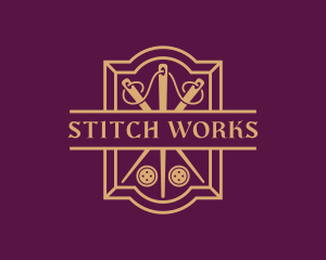 Alterations - Alteration Needle Sewing logo design