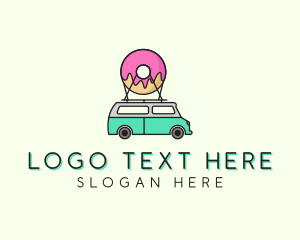 Food - Donut Food Truck logo design