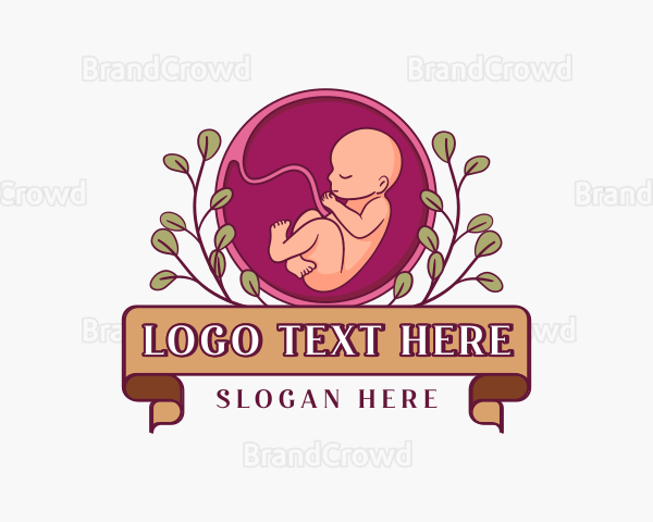 Prenatal Baby Embryo Logo