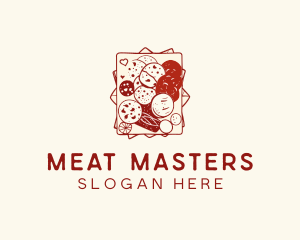 Food Charcuterie Board logo design