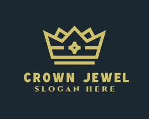 Golden Crown Jeweler logo design