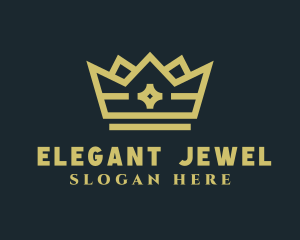 Golden Crown Jeweler logo design