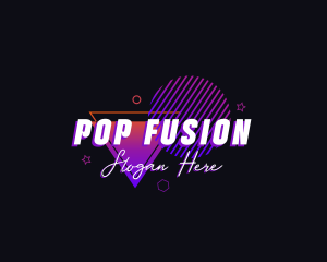 Pop - Geometric Pop Business logo design