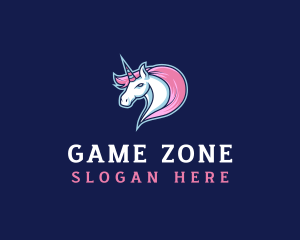 Unicorn Gaming Creature logo design