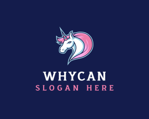 Lgbt - Unicorn Gaming Creature logo design