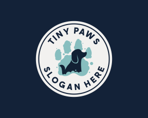 Paw Dog Grooming logo design