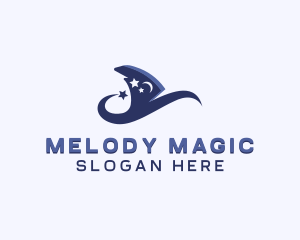 Magical Witch Hat logo design