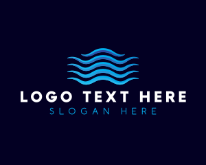 Sail - Water Tech Waves logo design