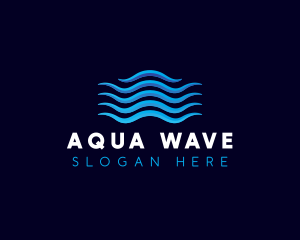 Water Tech Waves logo design