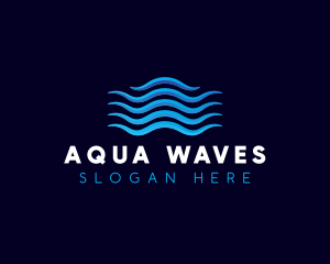 Water Tech Waves logo design