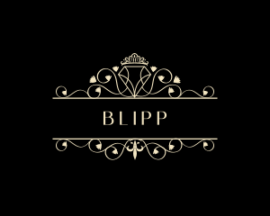 Luxury Diamond Crown Jewelry logo design