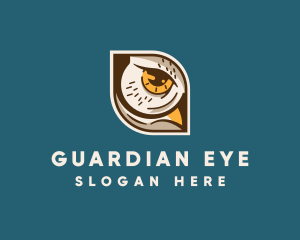 Owl Bird Eye logo design