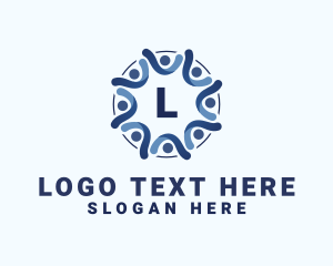 Partnership - Human Community Group logo design