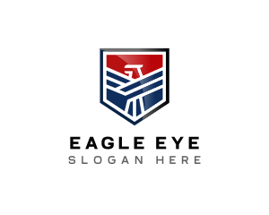 Security Eagle Shield logo design