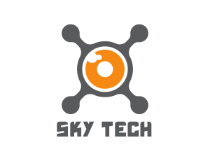 Drone Camera Tech logo design