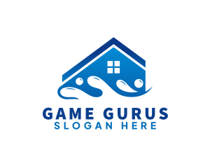 House Water Cleaning Logo