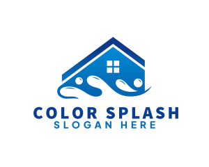 House Water Cleaning logo design