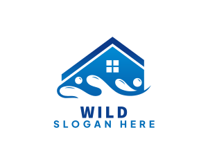 Home - House Water Cleaning logo design